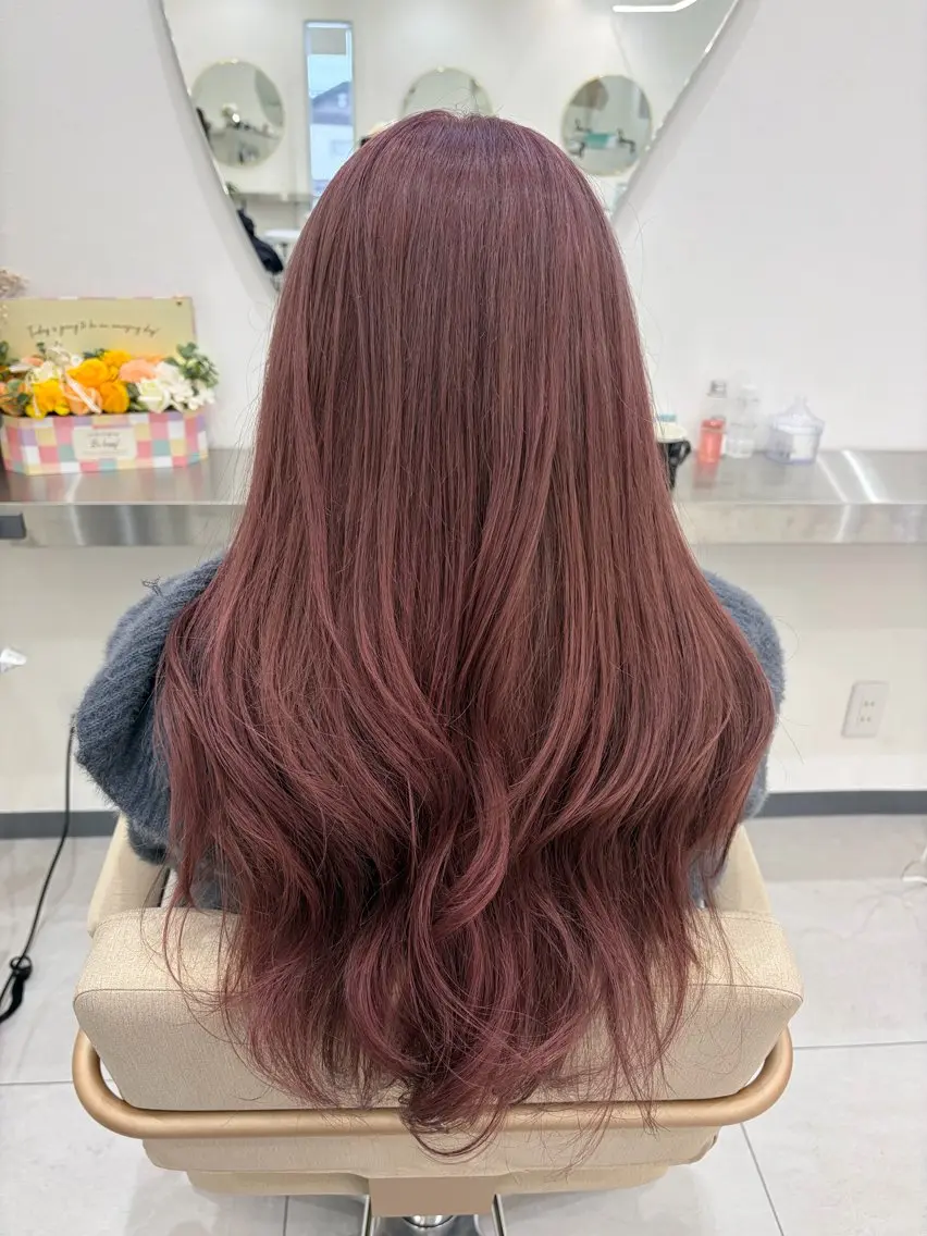 ロング ヘアカラー N° Elune MIYUUのヘアスタイル