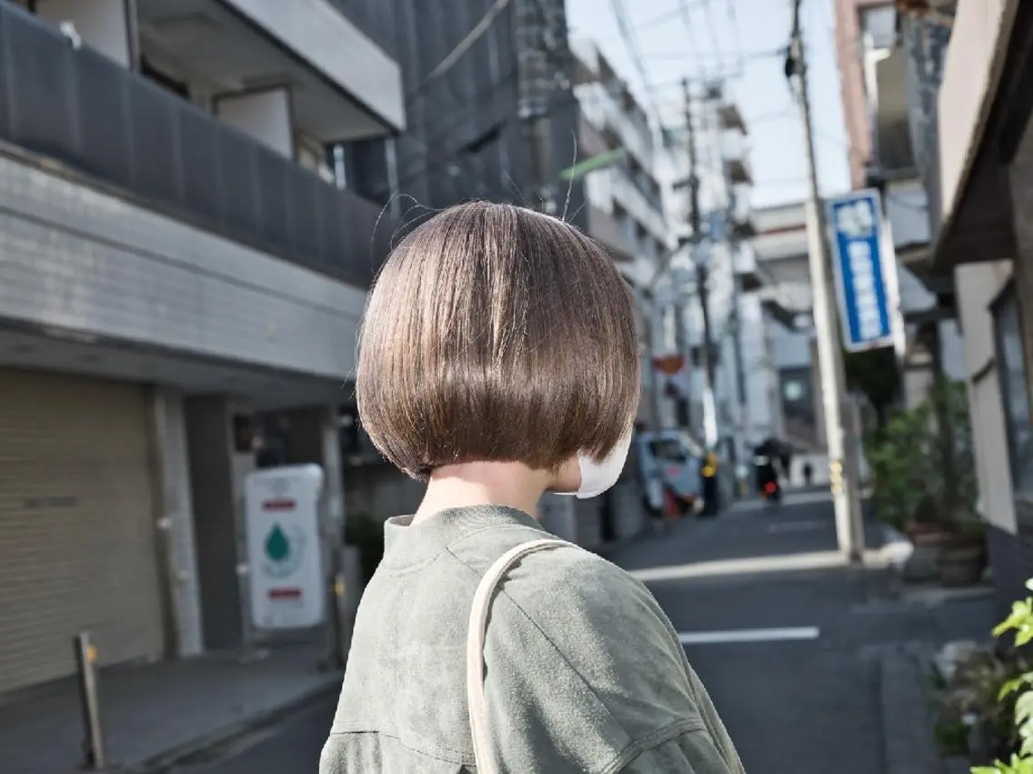 ショート 髪質改善 似合わせカット トリートメント 安藤悠里/ハイトーン /デザインカラーのヘアスタイル