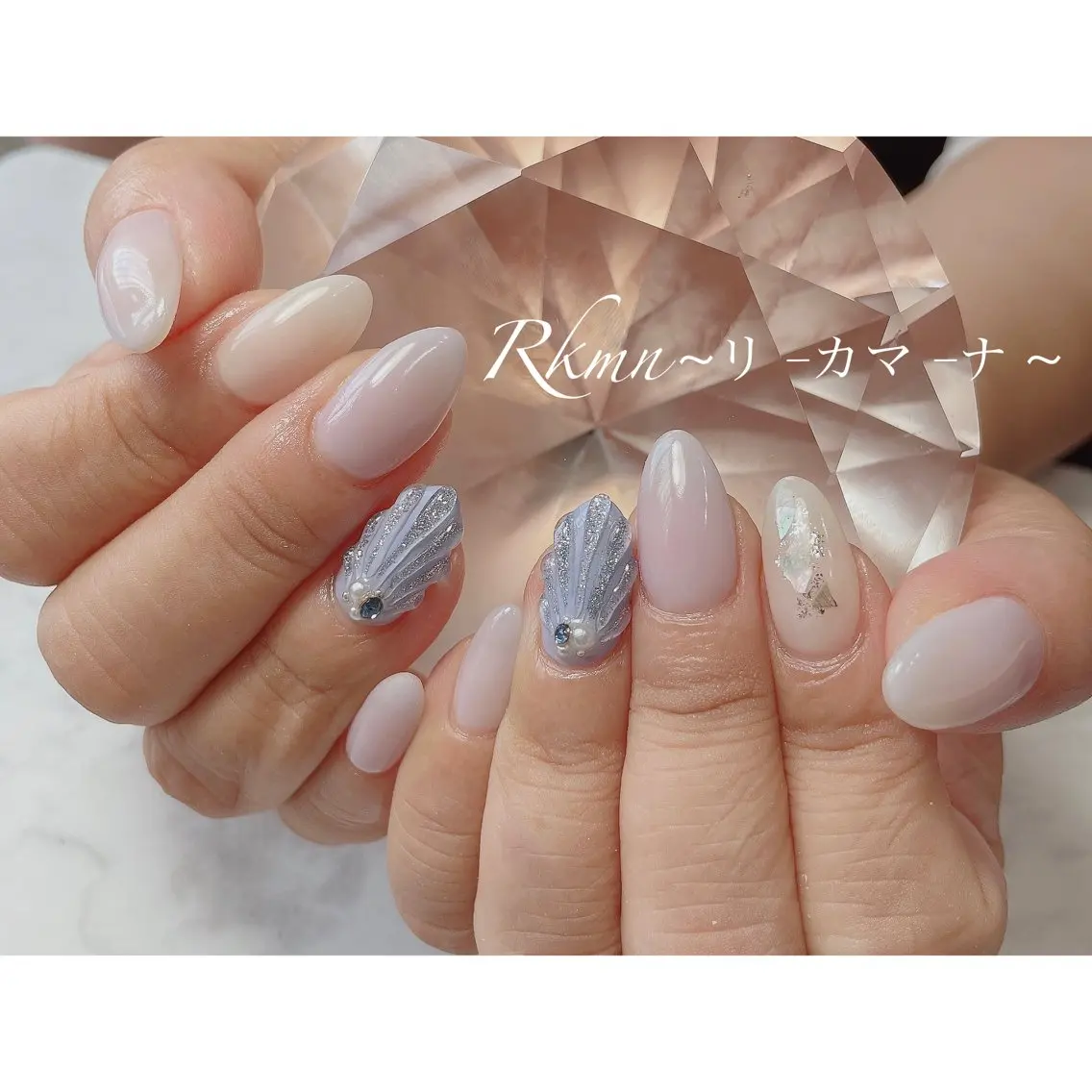 ネイル アートネイル 春ネイル ハンドネイル フットネイル ハンドケア Rkmn ~リ-カマ-ナ~のネイルデザイン