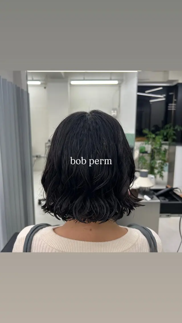 パーマ パーマ レディース/ボブ パーマ/ 田中育斗のヘアスタイル