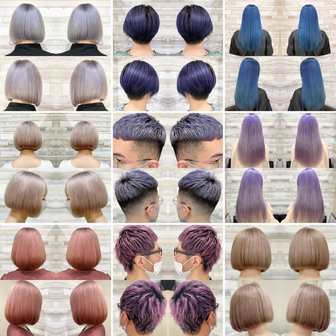 ショート カラー ヘアカラー トリートメント ✨️眉毛、派手髪、 ハイトーンShinの眉毛・アイブロウイメージ