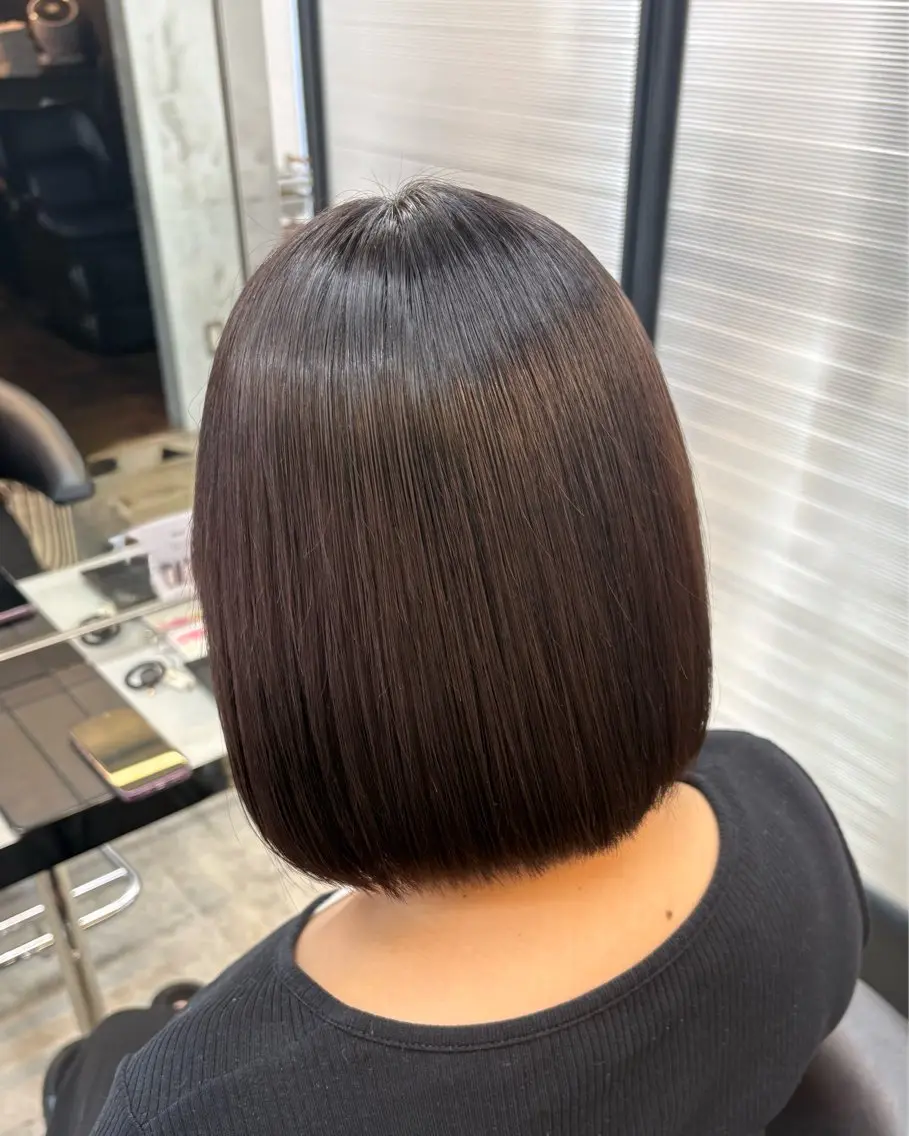ミディアム カラー ブリーチ グレージュ ラベンダーカラー ラベンダーグレージュ ラベンダーグレー ヘアカラー 🪄くすみカラー❇️ 名塚比奈乃🪄のヘアスタイル