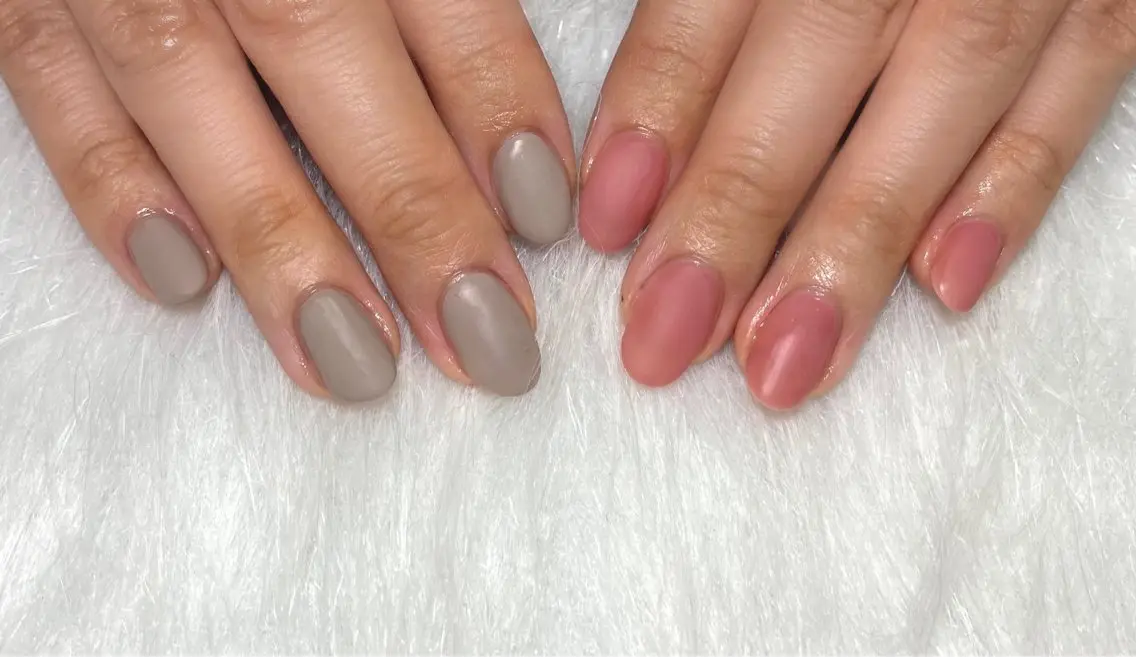 ネイル マットネイル ワンカラーネイル Lea nailのネイルデザイン