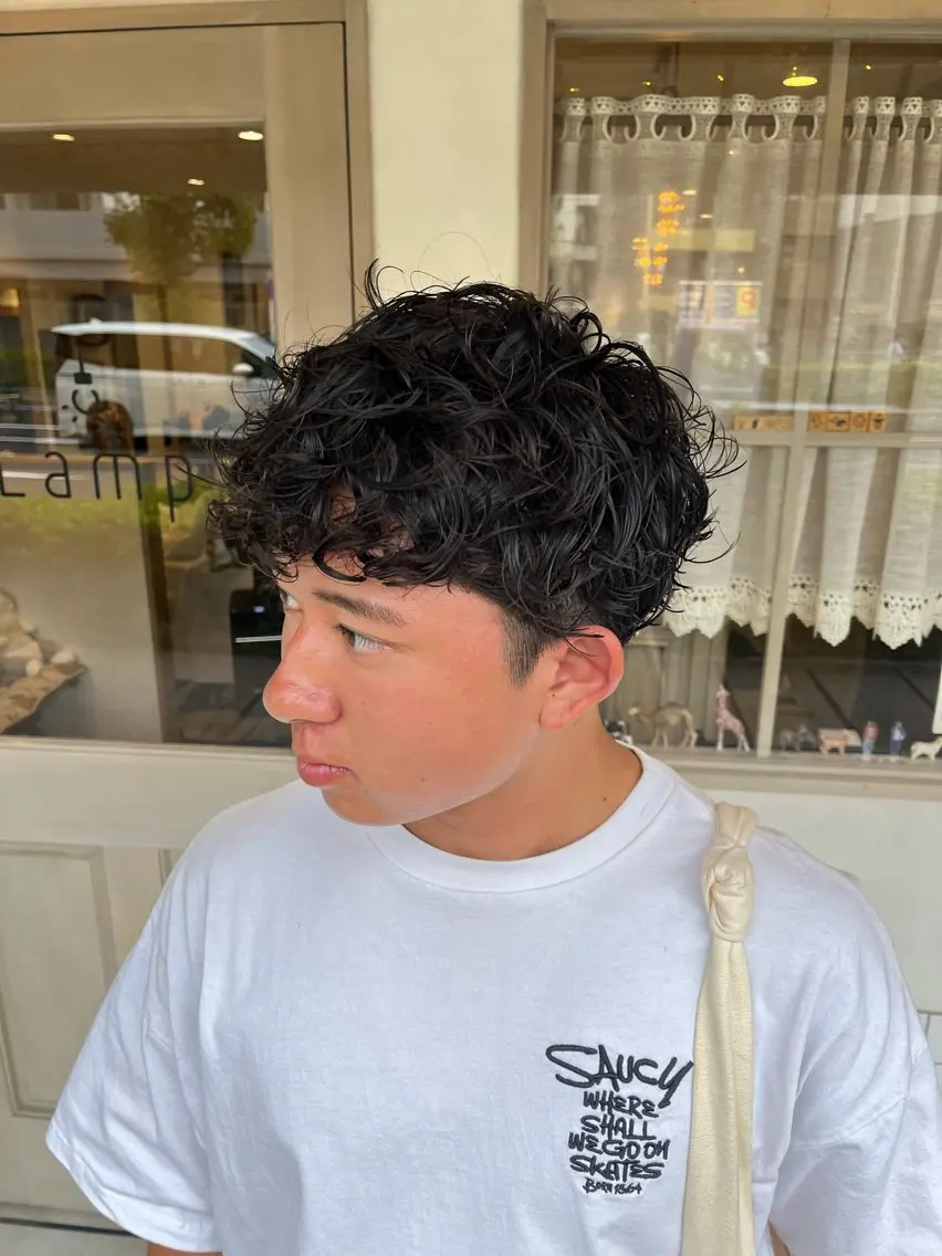 ショート パーマ メンズ カット パーマ パーマ🌀縮毛✨ 🐏丸山祐宇🐏のヘアスタイル
