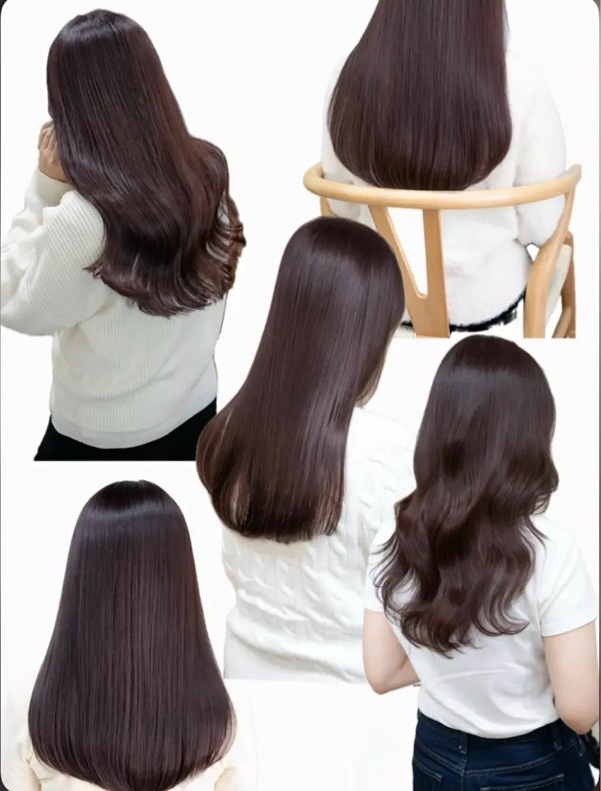 ロング カット ヘアカラー トリートメント ALLY 原宿のヘアスタイル