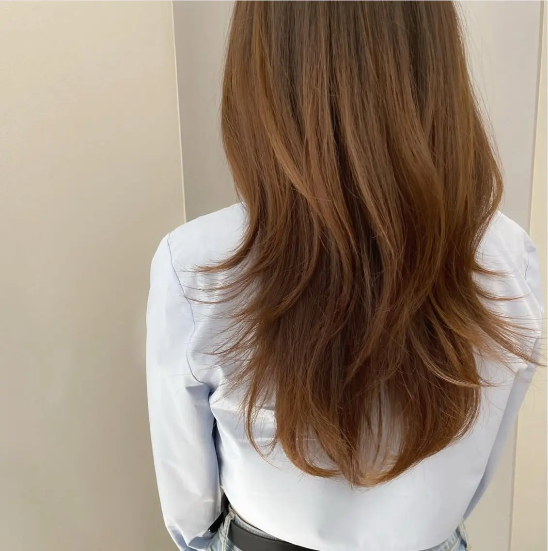 ロング ハッシュカット KANAMI日暮里 韓国ヘア・メイクのヘアスタイル