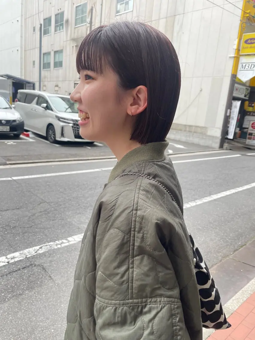 ショート カラー ボブ カット ヘアカラー トリートメント ayane⭐️ボブ・ ショート・パーマのヘアスタイル