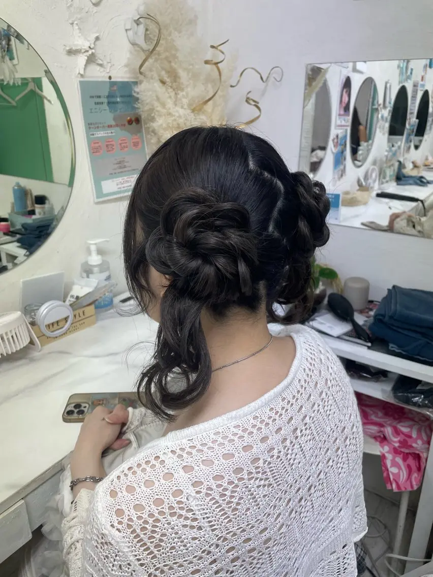 ヘアアレンジ 似合わせヘア🪄 可愛くて安い♡ここあのヘアスタイル