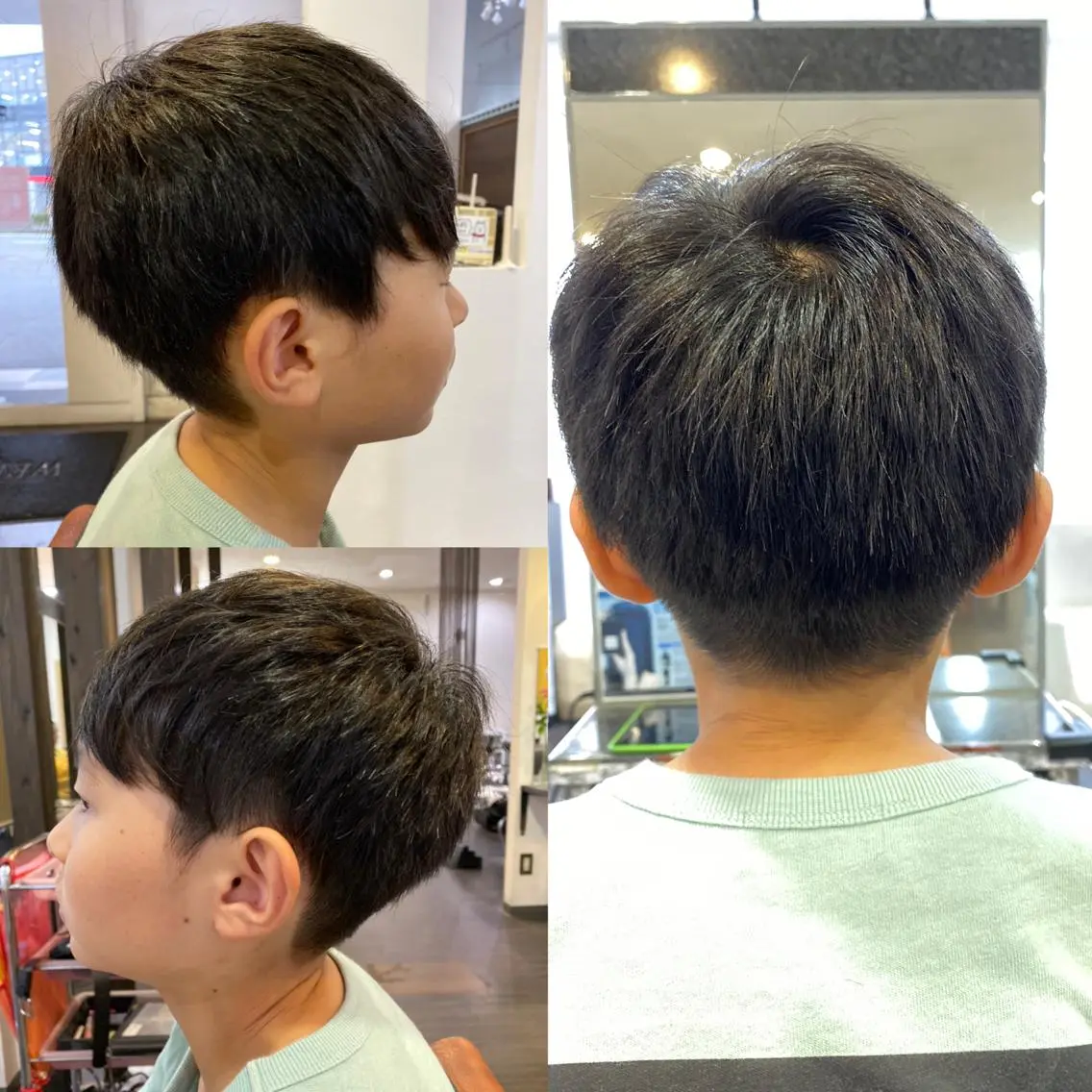 ショート メンズ キッズ 堀 広夢のヘアスタイル