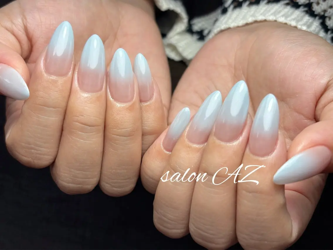 ネイル アートネイル フレンチネイル マグネットネイル ニュアンスネイル オフィスネイル ハンドネイル salon AZのネイルデザイン