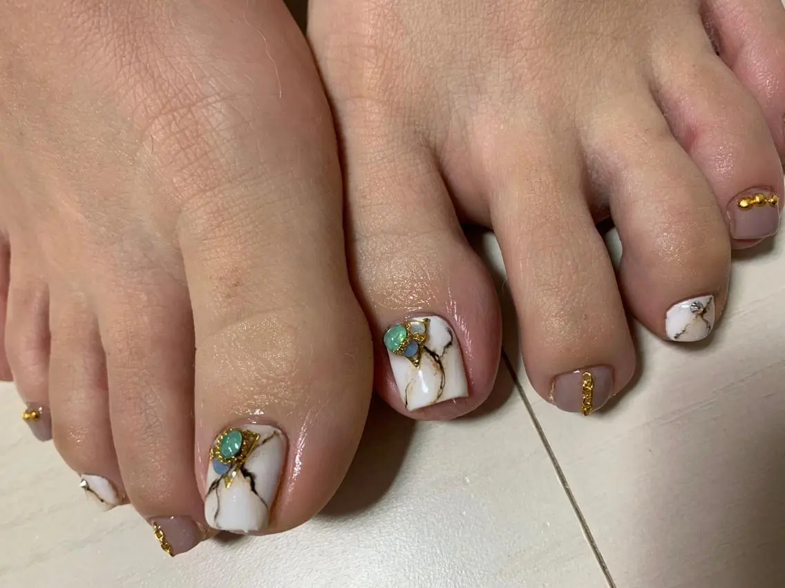 ネイル ハンドネイル rukianail 新里のネイルデザイン