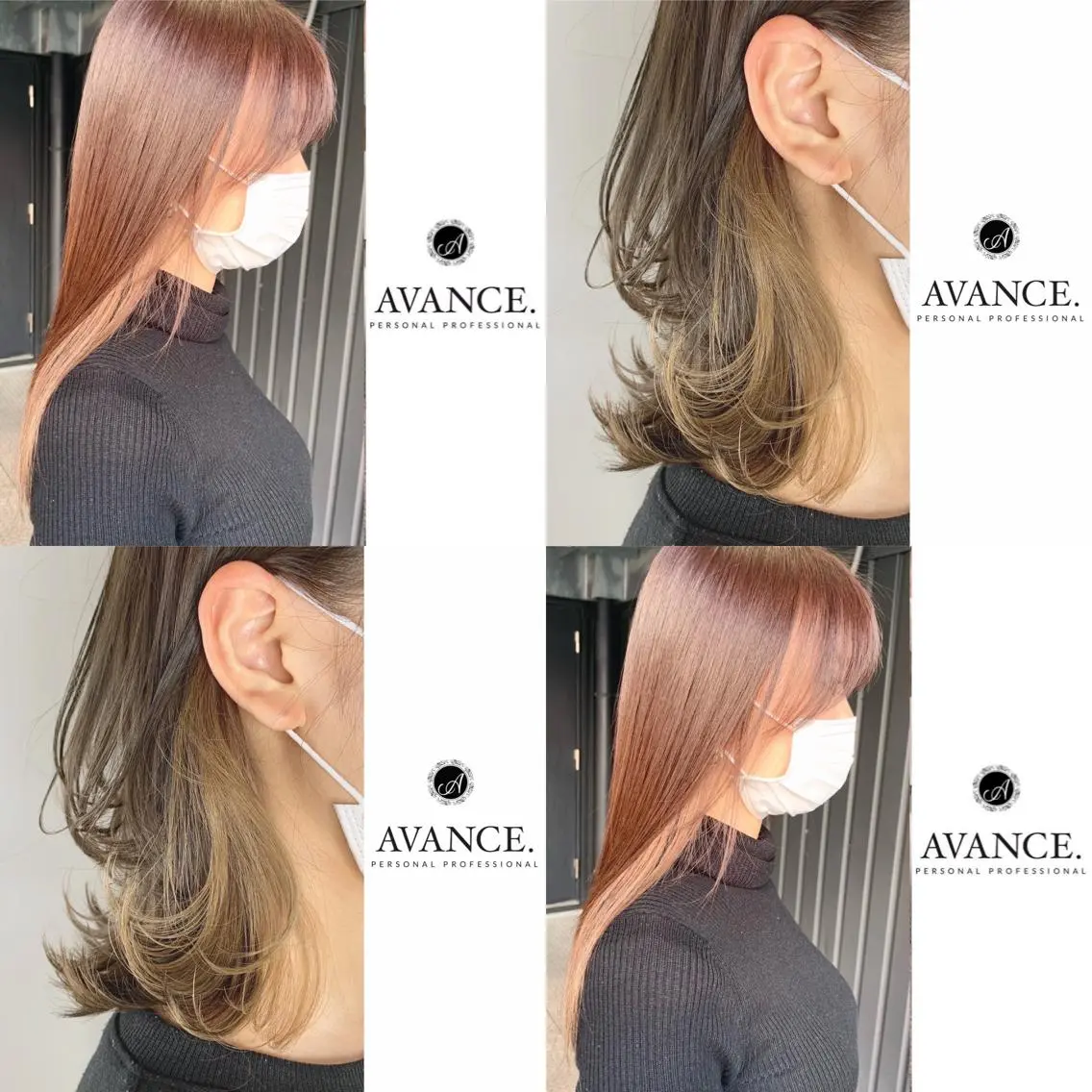 ミディアム カット ヘアカラー 【White京橋】 岸 拓斗のヘアスタイル