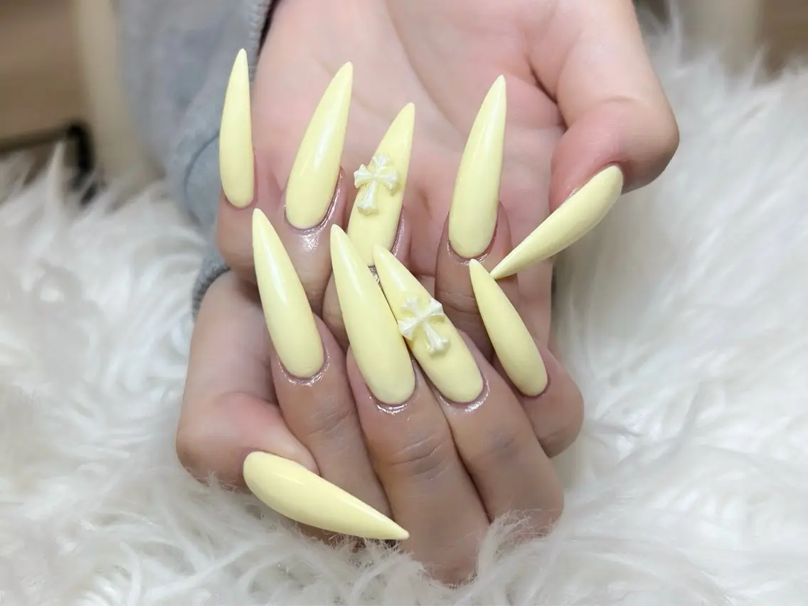 ネイル チークネイル 長さ出し フラッシュネイル ハート キラキラネイル ハンドネイル Kei Nailのネイルデザイン
