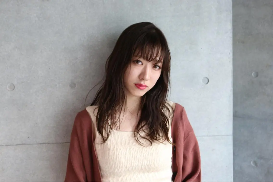 ミディアム カット ヘアカラー トリートメント オシャレ髪✔️ 店長オオキアキヒロのヘアスタイル