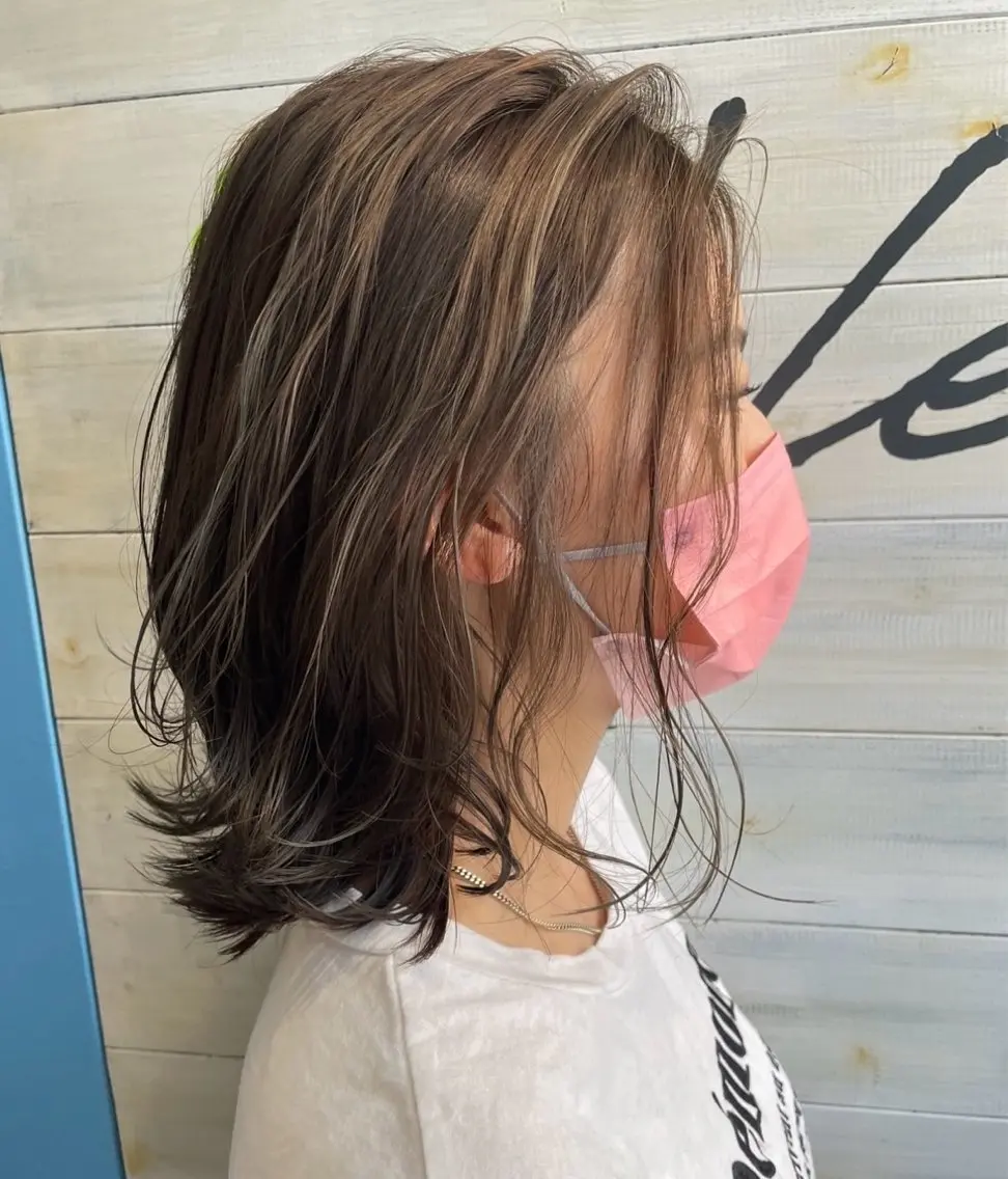 ミディアム 急募 SHOKIのヘアスタイル
