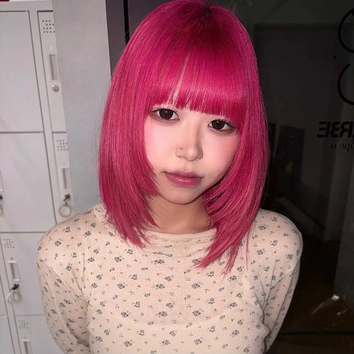 ミディアム ヘアカラー 大阪/デザインカラー / ハイトーン/ノナのヘアスタイル