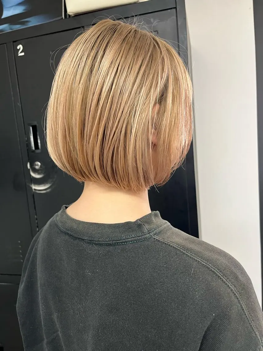 ショート ヘアカラー トリートメント 中村 靖彬のヘアスタイル