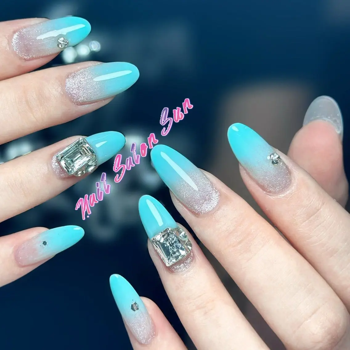 チップ長さ出し10本-定額コース【オフ無し】💕グラデーション💕フレンチ💕マグネットの写真