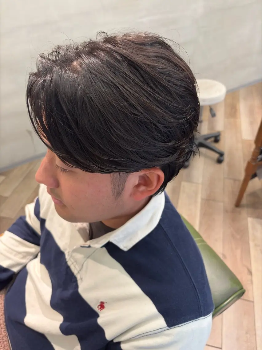パーマ メンズ カット パーマ 鮫島海斗☆レイヤー☆ ケアブリーチのヘアスタイル