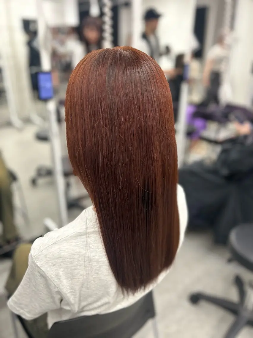 ロング カラー ヘアアレンジ ダブルカラー 髪質改善 韓国風グレージュ 🤍たくみ🤍のヘアスタイル
