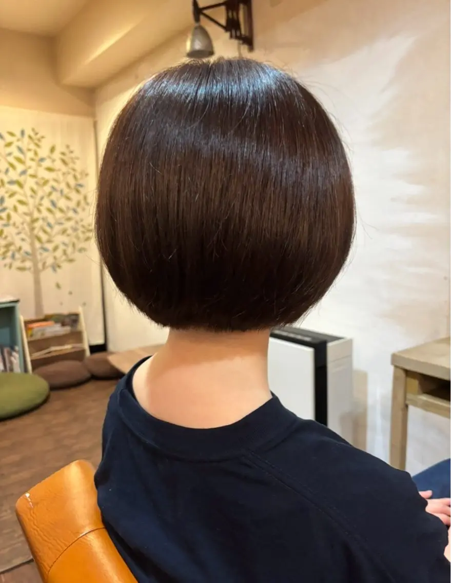 ショート ボブ アカリ😸🫶 カラーリスト🧡のヘアスタイル