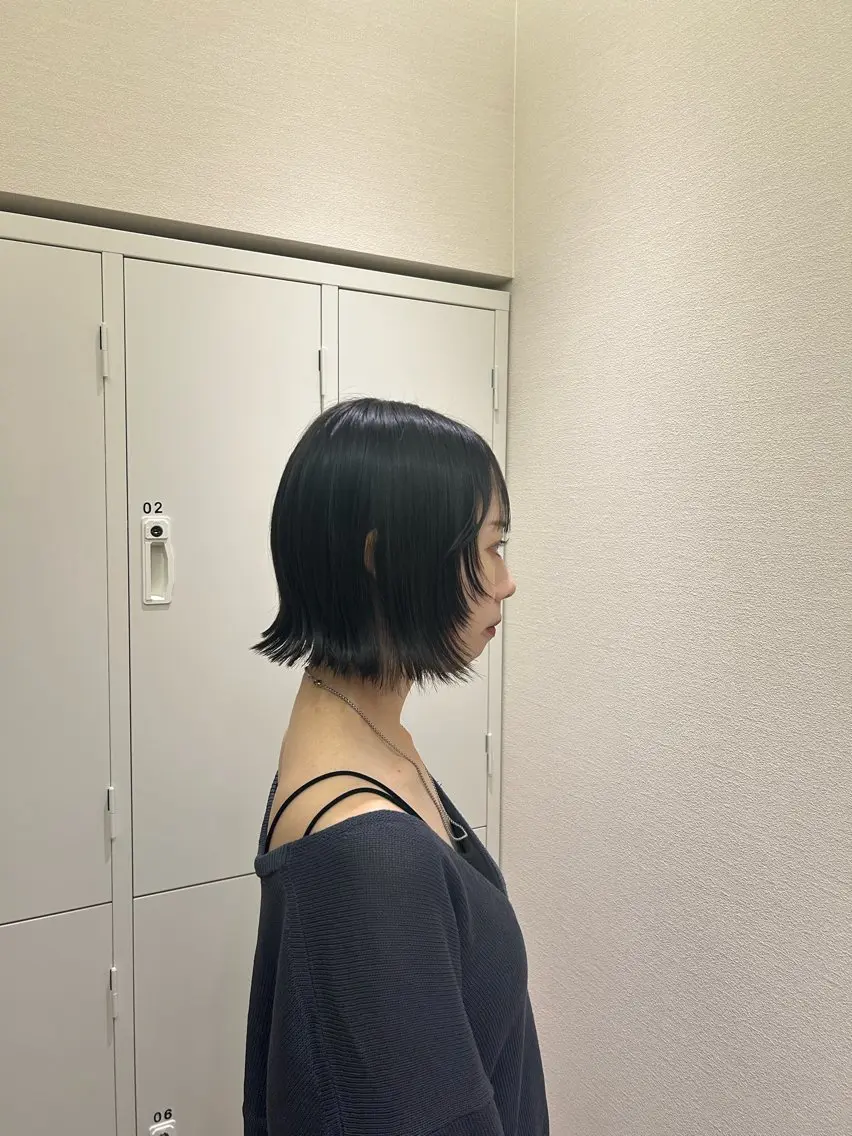 【切りっぱなしボブ、ショートボブ限定】毎週水曜日17:45-🕯˖ ࣪⊹カット+カラー+トリートメントの写真