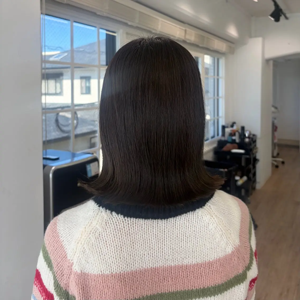 ミディアム カット ヘアカラー トリートメント 暖色カラー/レイヤー スタイル みはる🌙のヘアスタイル