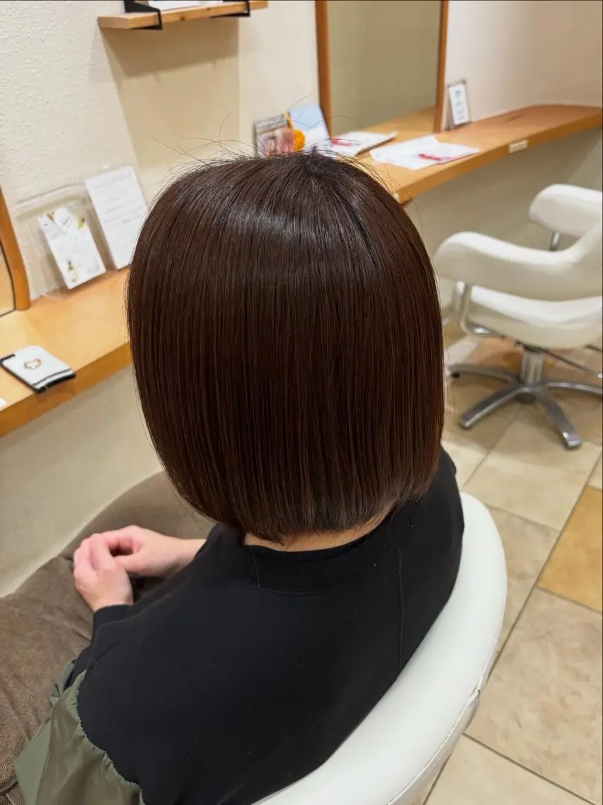 白髪染めリタッチの写真