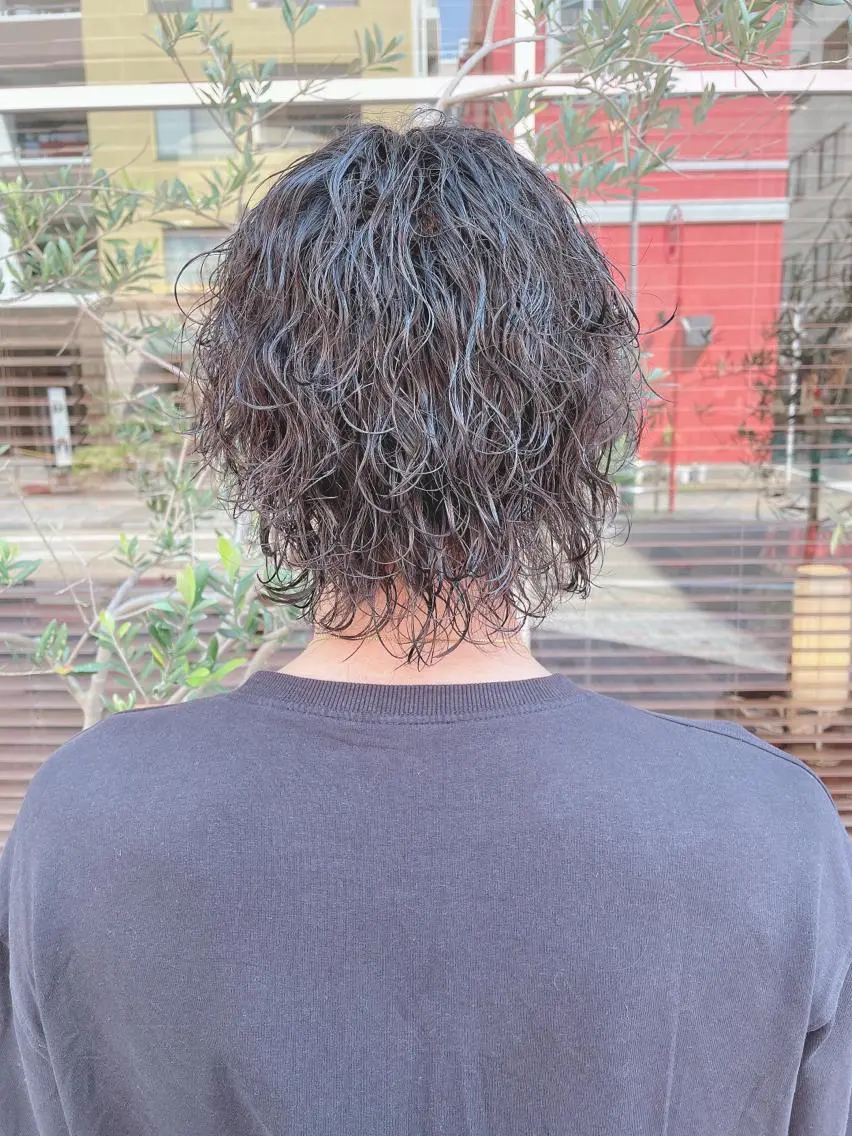 ★新メニュー登場★メンズ限定✨今流行りのダメージレス波打ちパーマ✂︎の写真