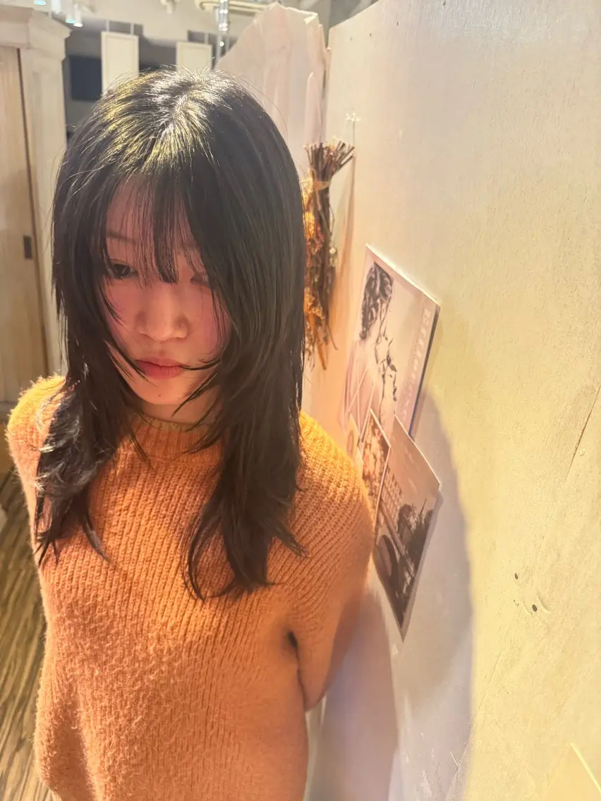 セミロング 透明感カラー/ レイヤー/SHUNのヘアスタイル