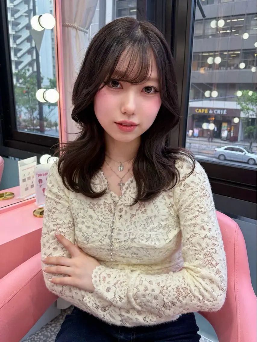 【大人気🌟🌟🌟】似合わせカラー🍒＋オージュア1stepトリートメント👒の写真