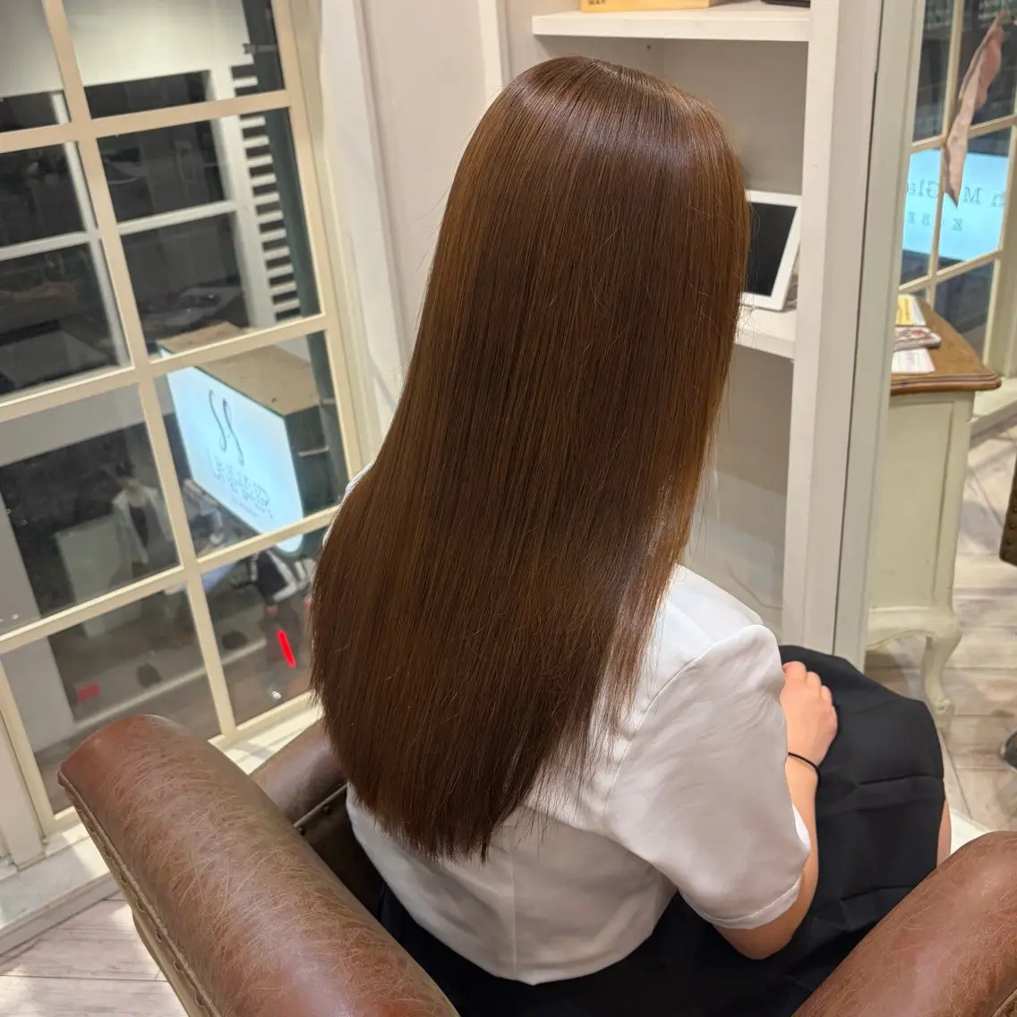 ロング カラー ヘアカラー トリートメント 植野 さくらのヘアスタイル