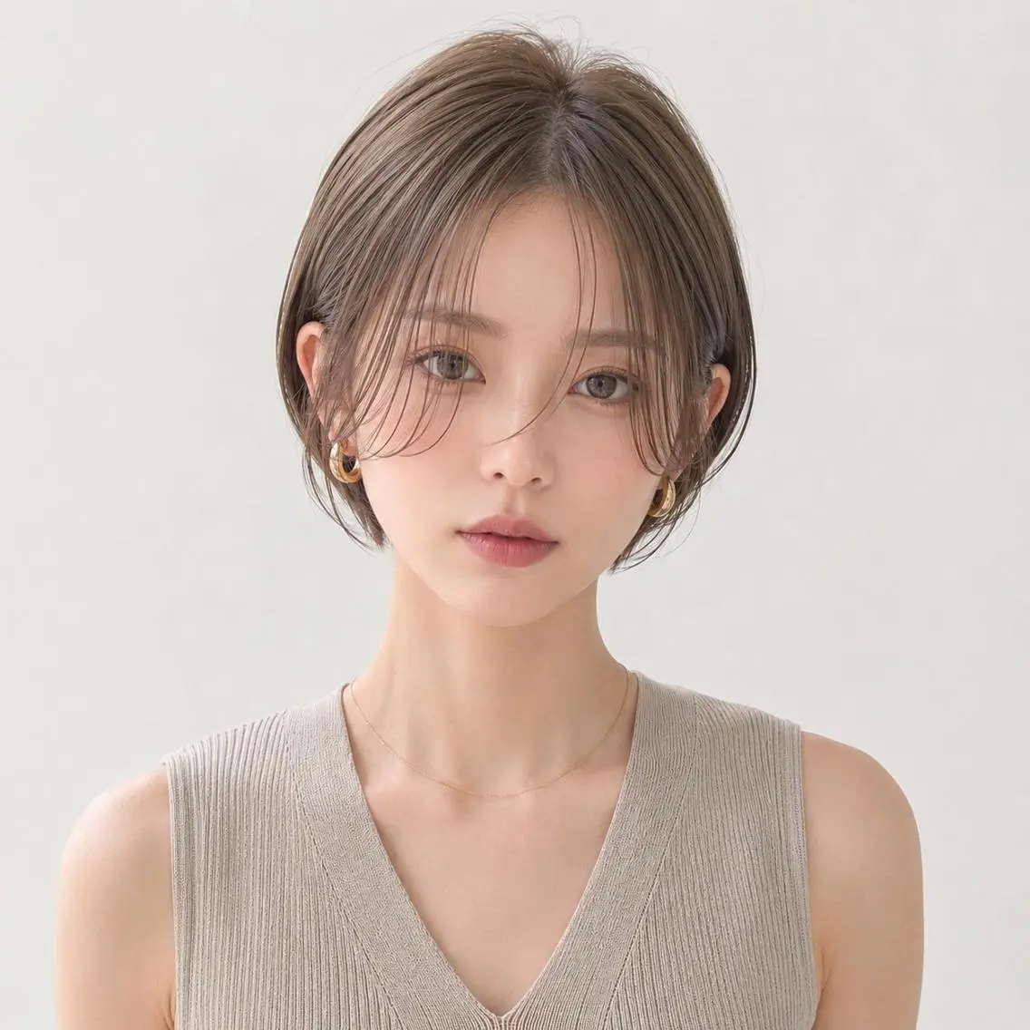 ショート ショートボブ ボブ 顔周りカット 似合わせカット ショートヘア カット ヘアカラー トリートメント 鶴ヶ峰×ショートボブ 白髪ぼかし 村井祐介のヘアスタイル