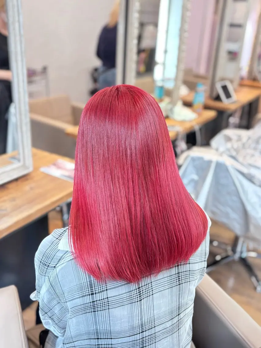 セミロング カラー ベージュカラー ブリーチ ブロンド ケアブリーチ 透明感カラー ヘアカラー 🕊️カズヤ/ ハイトーン🕊️のヘアスタイル