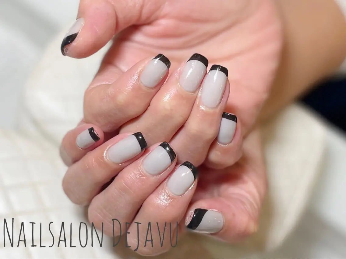 ネイル フレンチネイル シンプルネイル Nail salon Dejavu 🌿のネイルデザイン