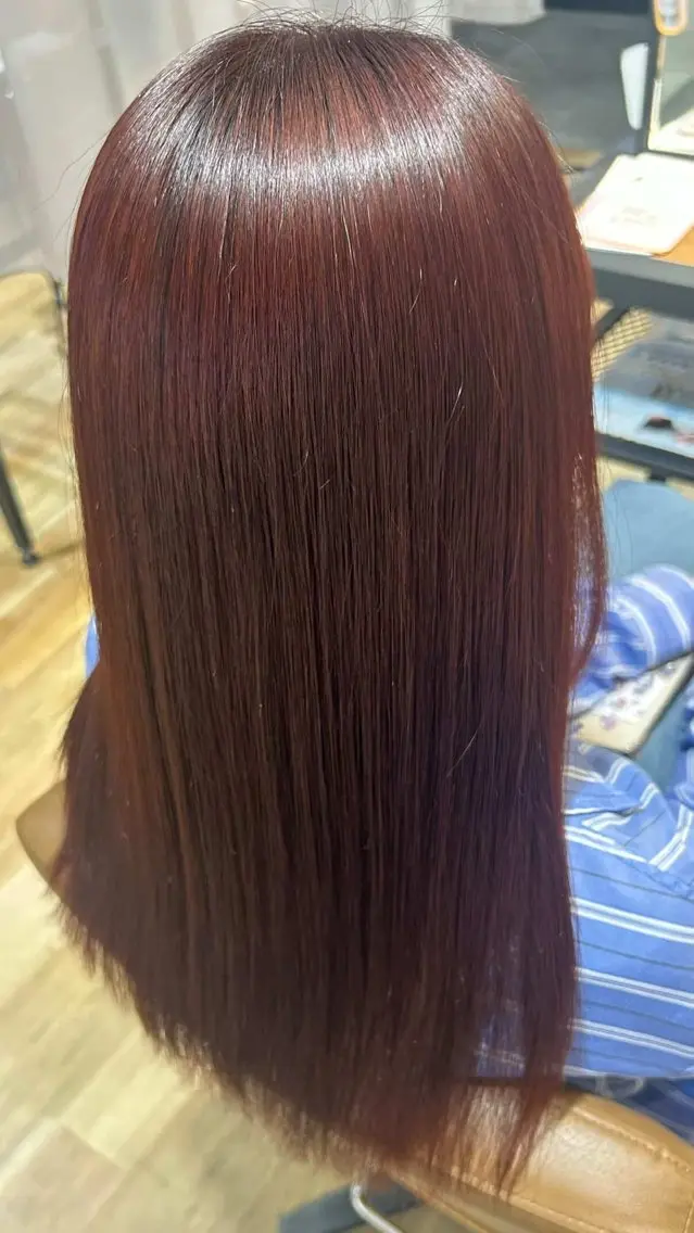 カラー たなかまなか 髪質改善のヘアスタイル