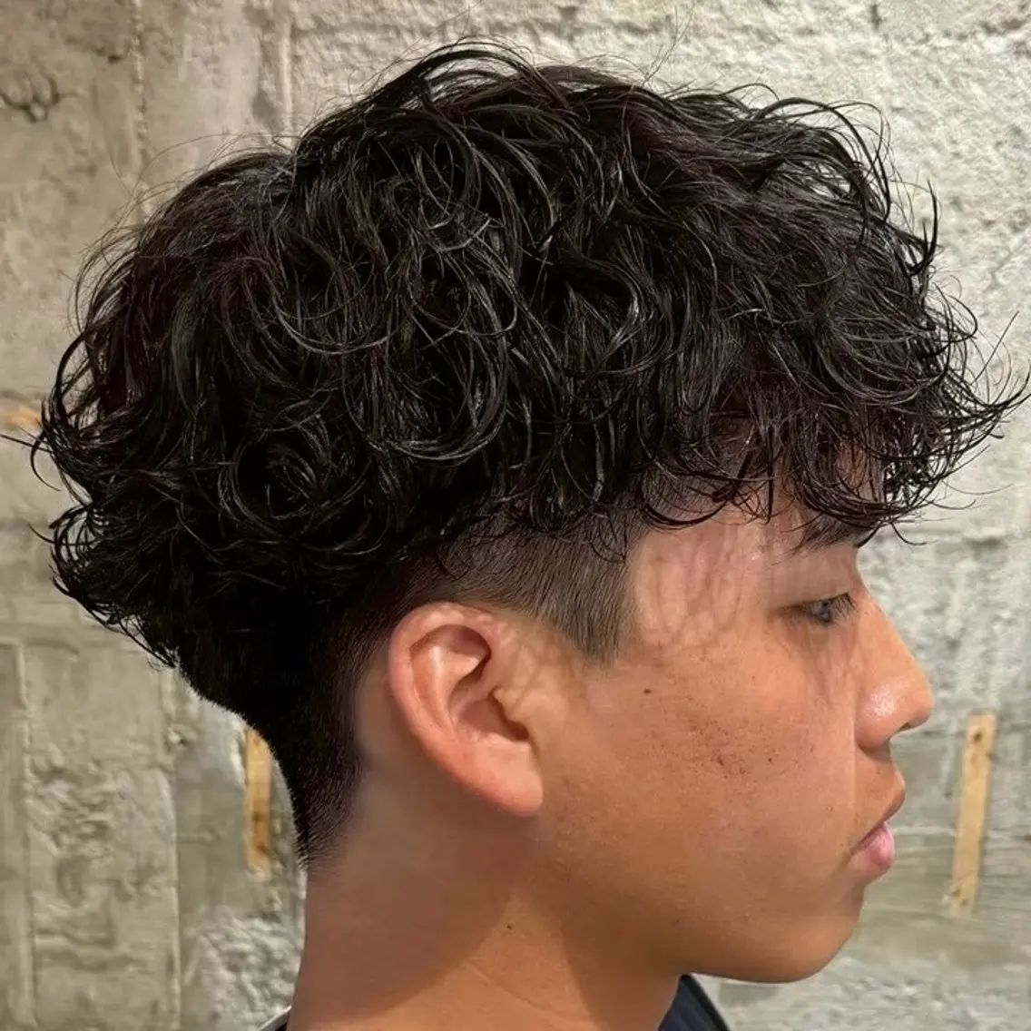 パーマ メンズ 【束感セット】 あおいのヘアスタイル