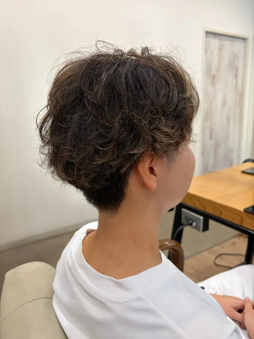 ショート 似合わせ透明感カラー 宇治　ヤマノのヘアスタイル