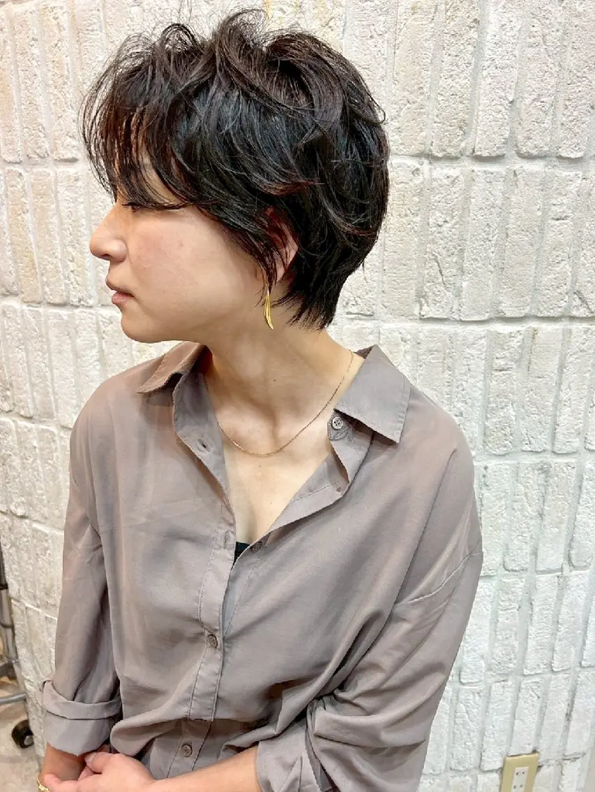 ショート限定 カット+リタッチカラーの写真