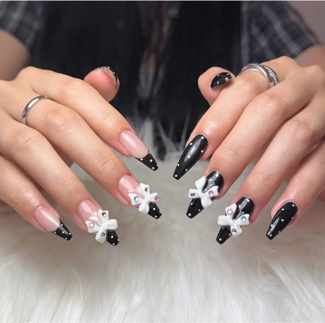ネイル 長さ出し フレンチネイル 韓国ネイル マグネットネイル ミラーネイル ハンドネイル Kiwami nailsalonのネイルデザイン