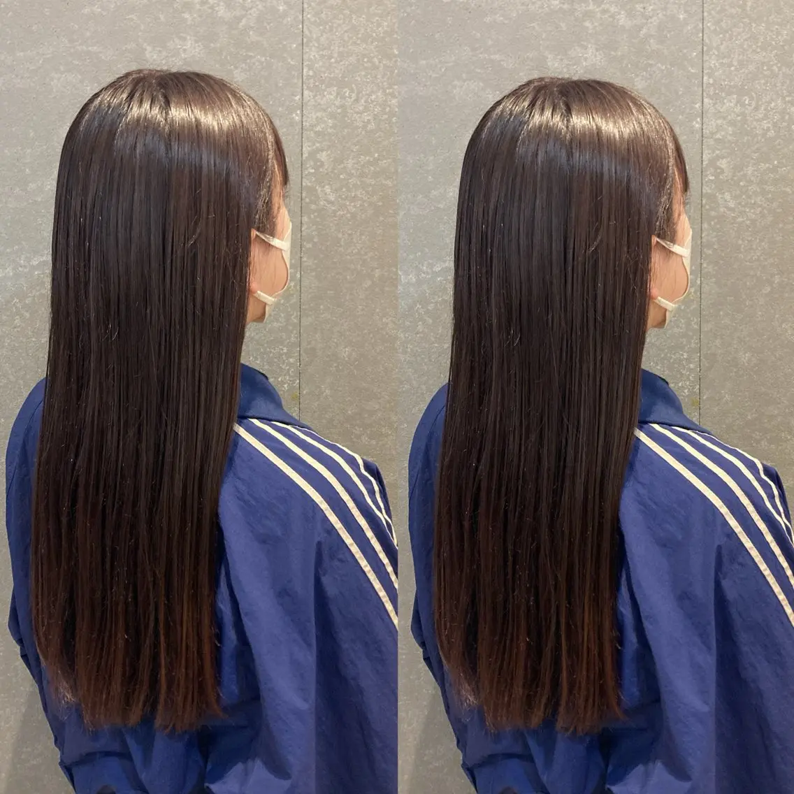 ロング ピンクブラウン み うのヘアスタイル