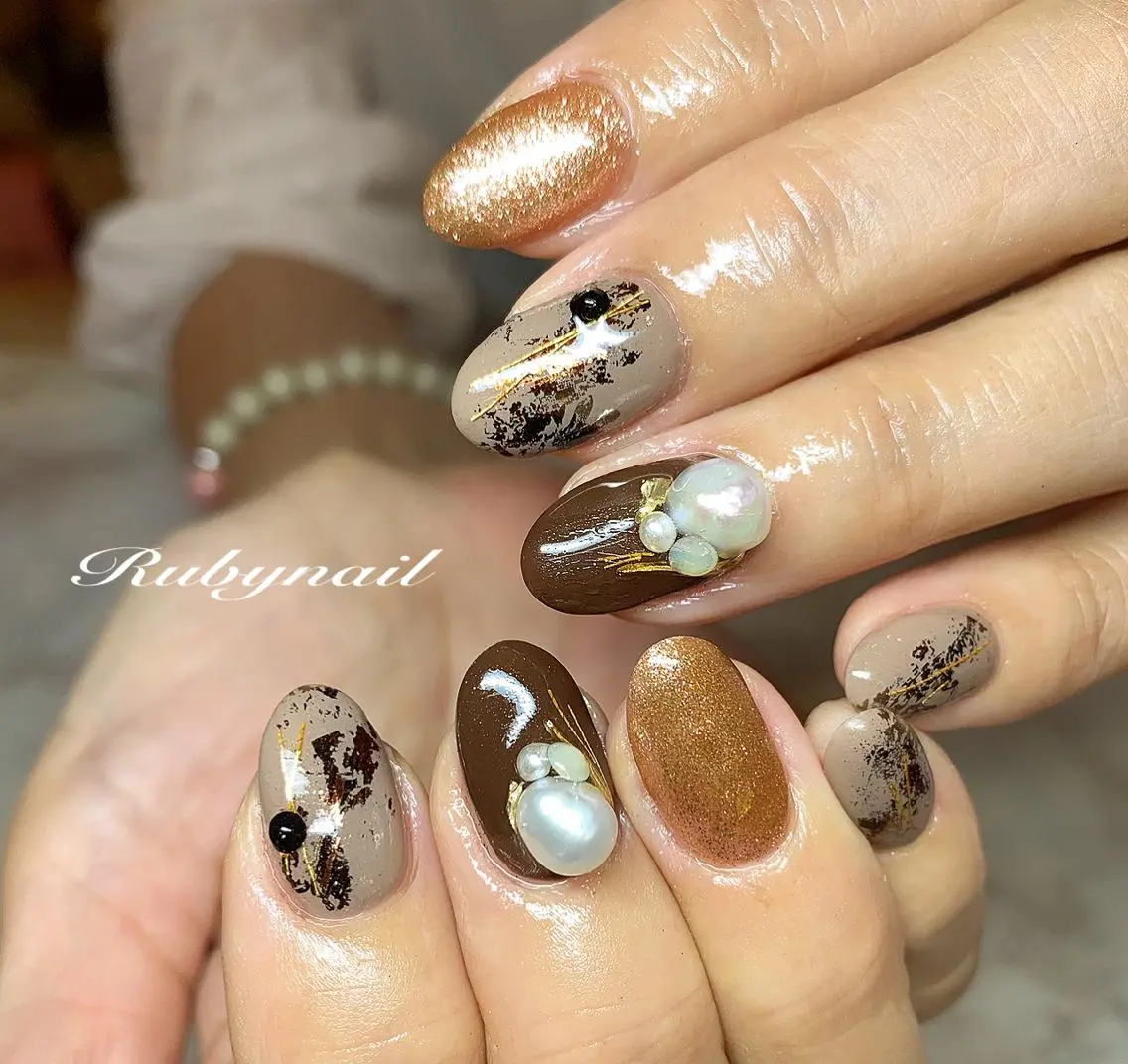 ショート ネイル プライベートサロン Rubynailのネイルデザイン