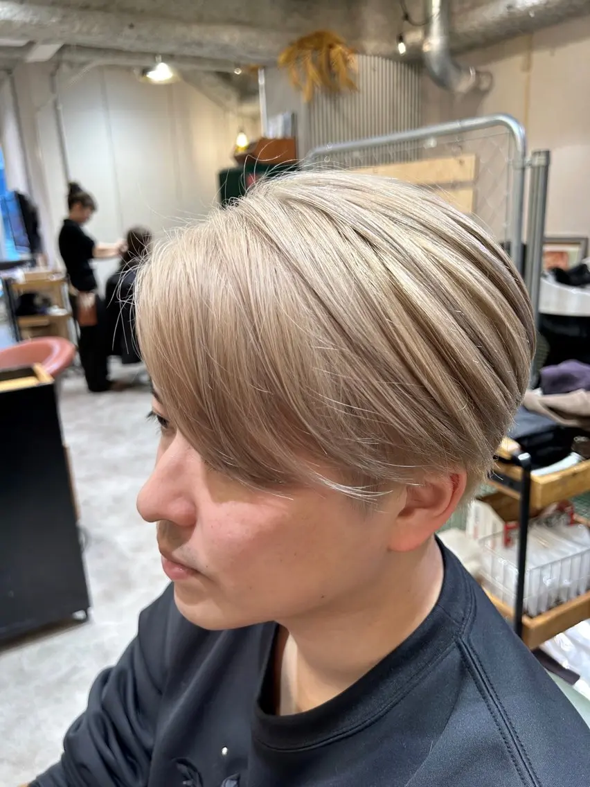 メンズ カット ヘアカラー トリートメント topstylist 満足度⭐️堀川星哉のヘアスタイル