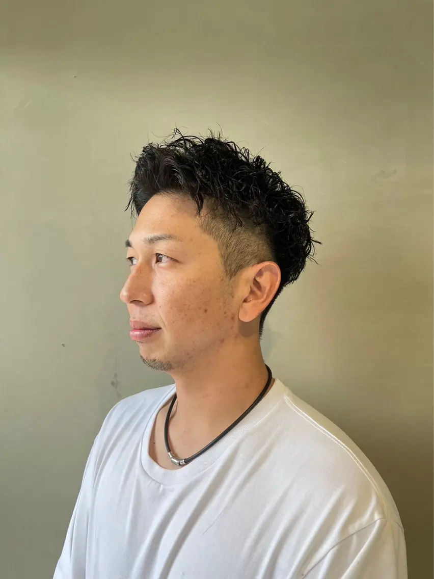 ショート メンズ メンズパーマ 🟦ROOM MEN 瀬古 侑輝🟦のヘアスタイル