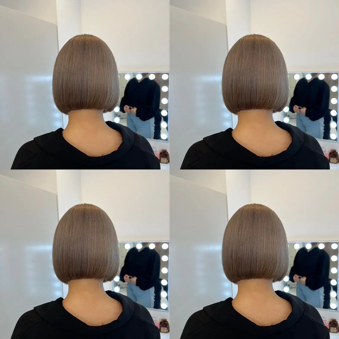 ショート カラー グレージュ カット ヘアカラー トリートメント ✨レイヤー/髪質改善 /縮毛矯正✨ナカムラのヘアスタイル