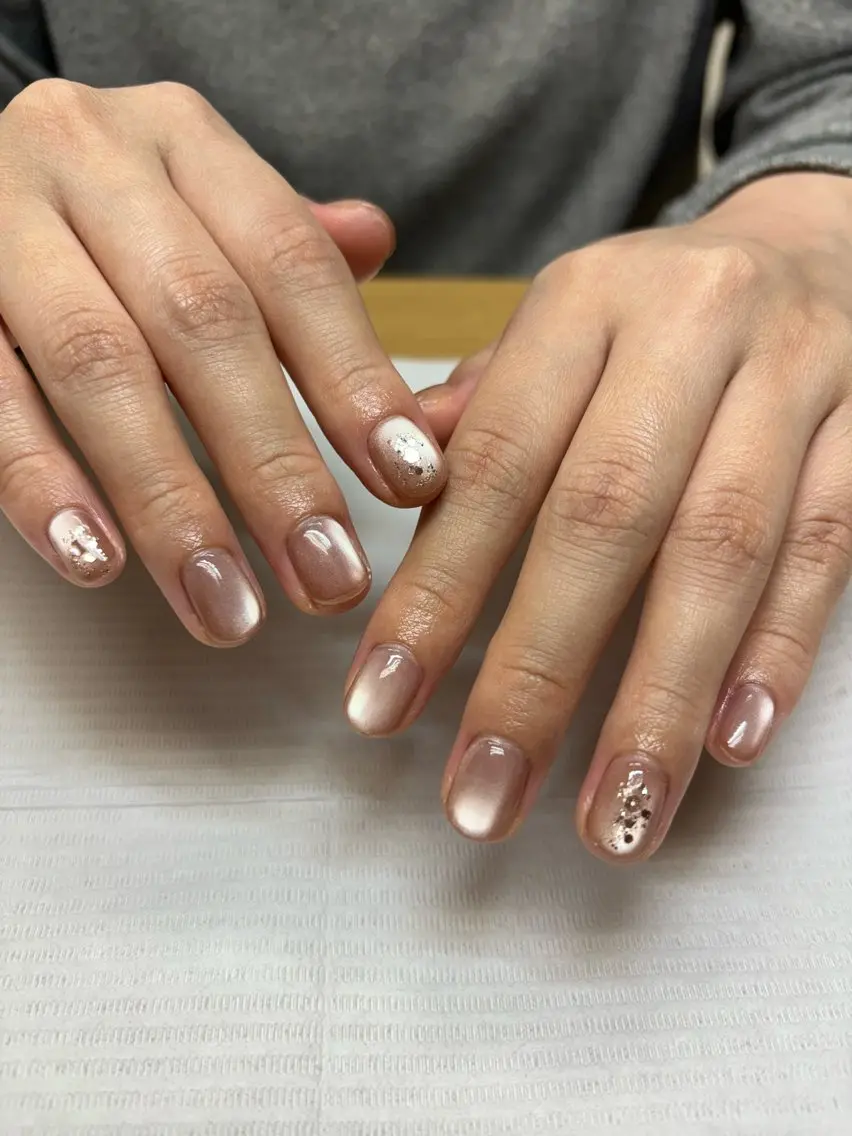 ネイル アートネイル ラメ(グリッター) ハンドネイル nail salon Howdyのネイルデザイン