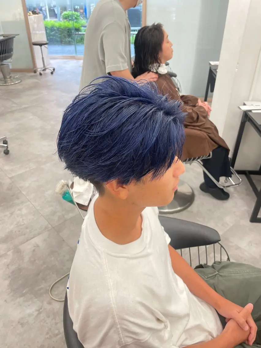 カラー メンズ カット ヘアカラー メンズパーマ🍏/ メンズヘア/山本涼太のヘアスタイル