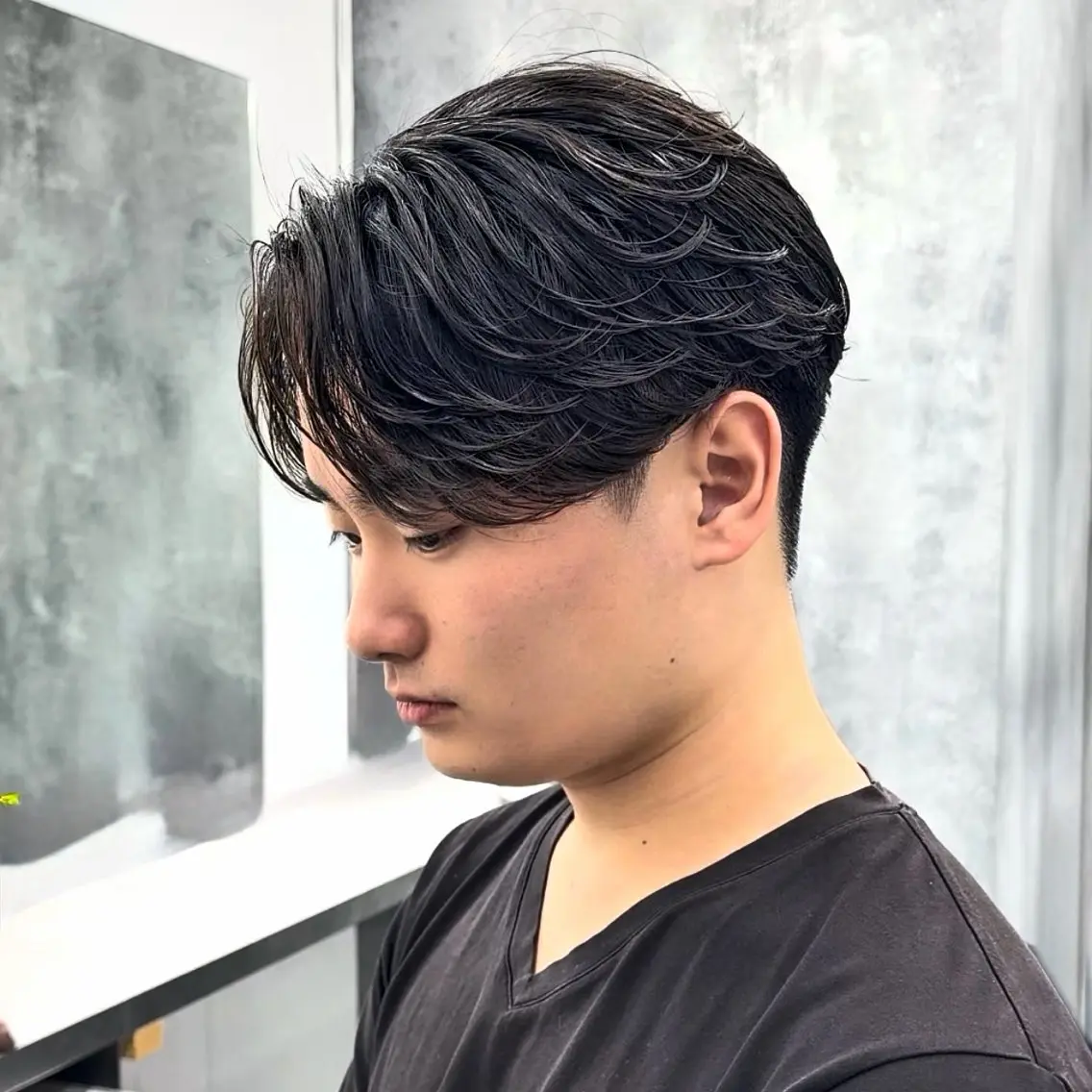 パーマ メンズ カット パーマ 🤍モテ/メンズ KEISHO🩶のヘアスタイル