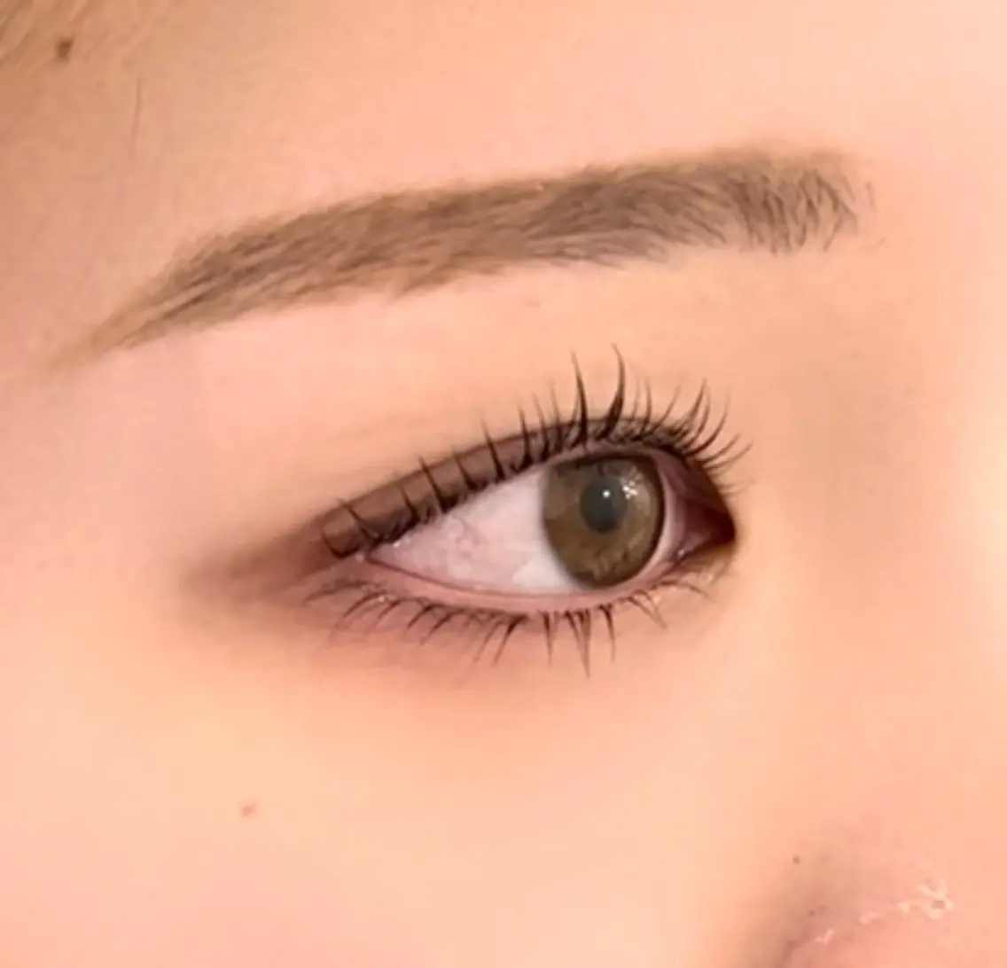 韓国風パーマ➕下まつ毛 (上下のメニューです)👀✨️の写真