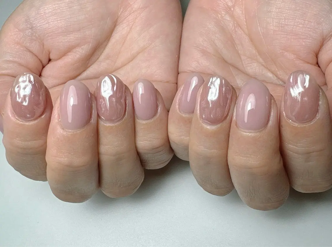 ネイル ニュアンスネイル シンプルネイル 白日-hakubi nail-のネイルデザイン